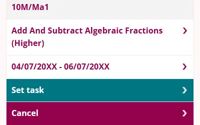 School subscription (costs extra)